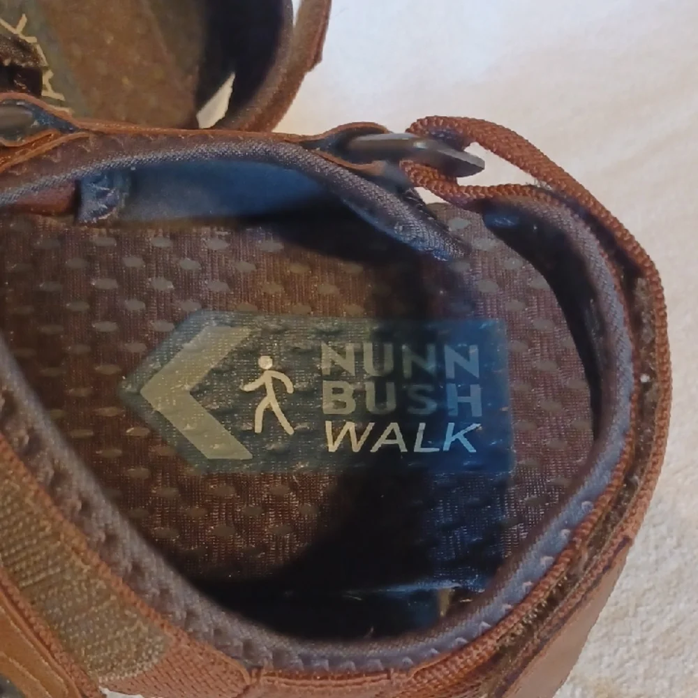 Nunn Bush Brown Walking Sandals Mens Size 12